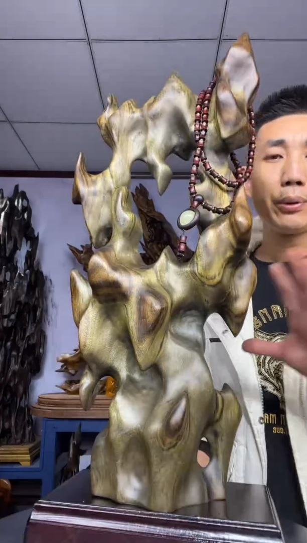 金丝楠木雕款n****j金丝楠木工艺品摆件