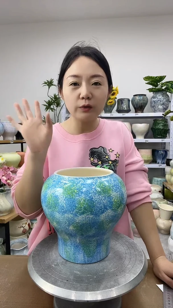 11.20陶瓷花盆直播链接高.   21   口14