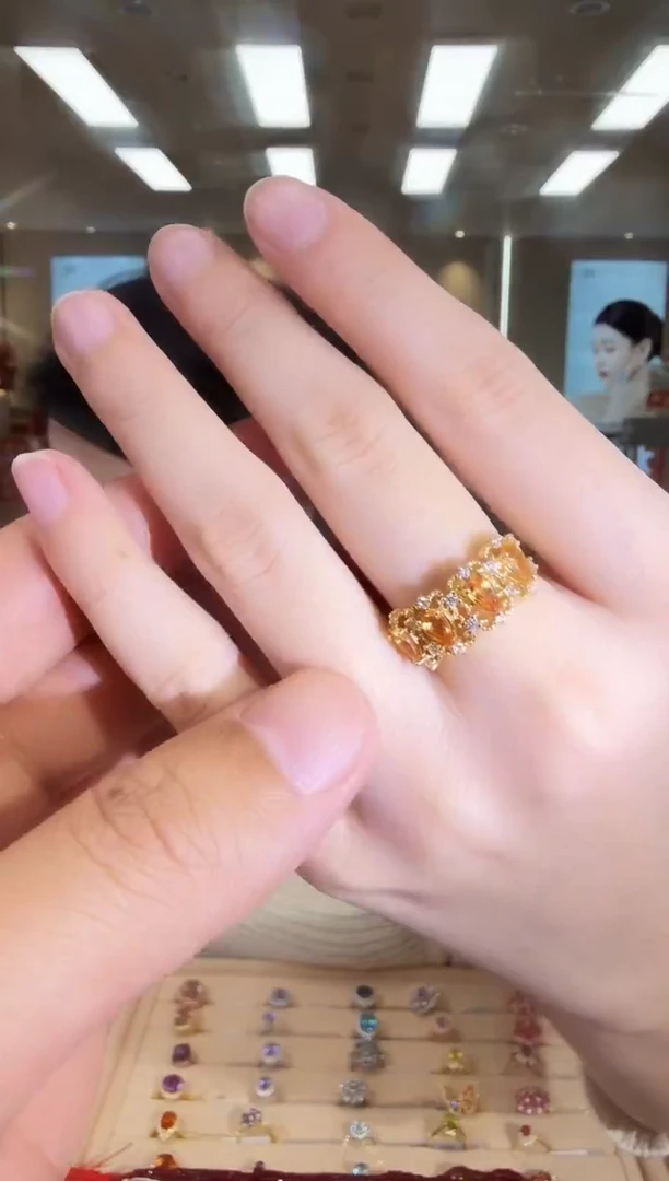 戒指蓝宝石银S925镶嵌04