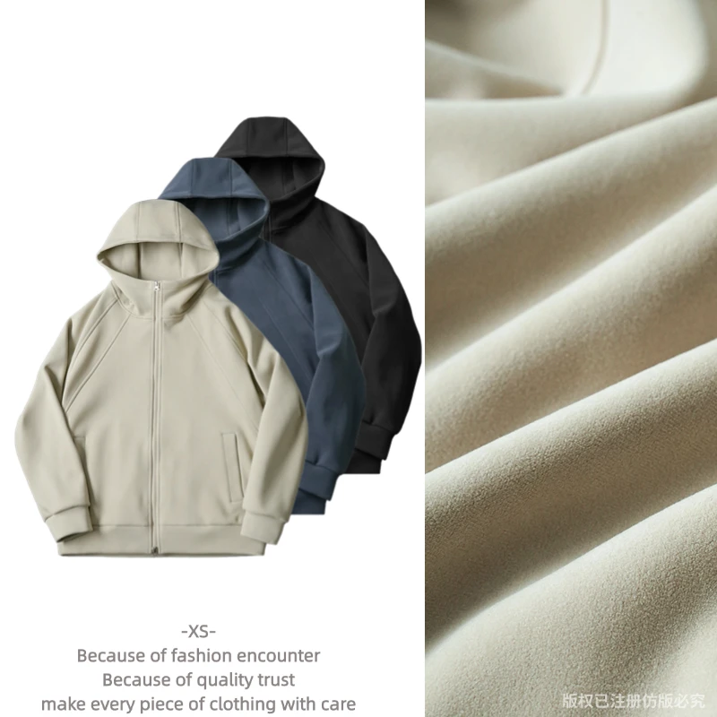 【糯米绒】25年新款原创夹克时尚连帽宽松潮流加厚保暖男女同款YY