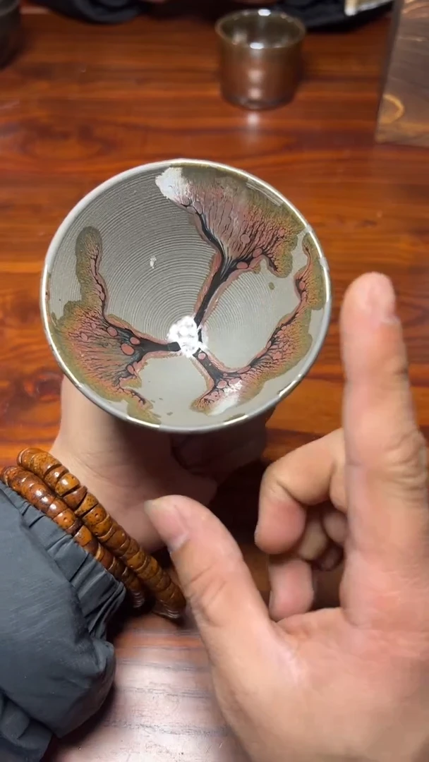 【闪购商品】茶盏名家吴周福建盏（带证书礼盒）23