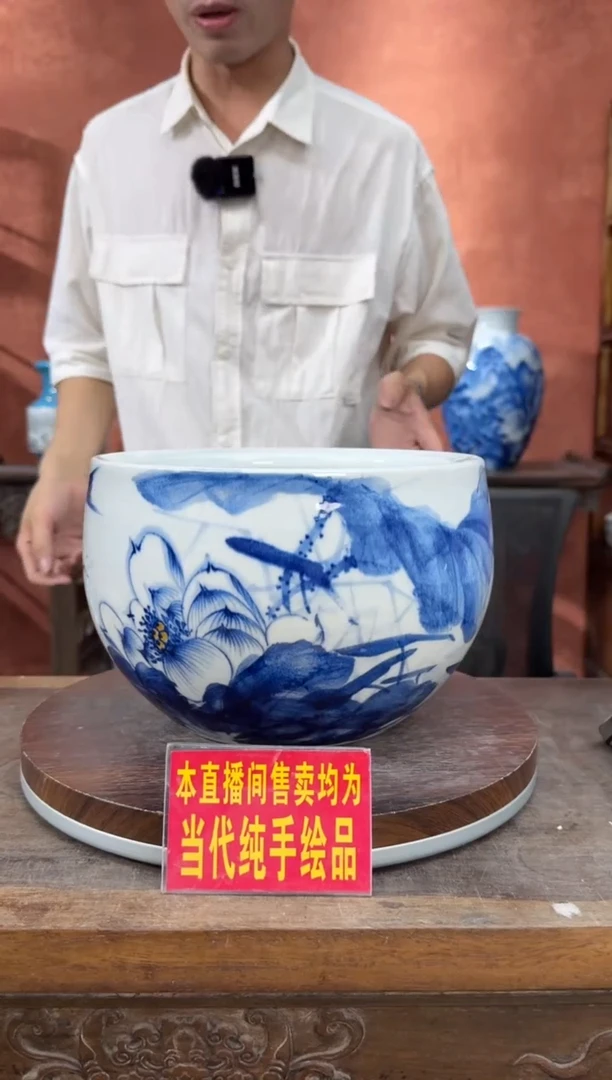 吴义松陶瓷联盟手绘陶瓷编码：740