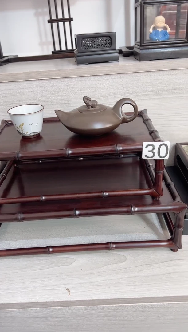 红酸枝木类竹节36*21*10大号