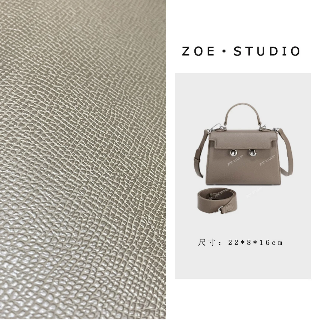 【佐伊甄选】GQ-8459-大象灰轻奢女士时尚百搭小众单肩休闲托特包包