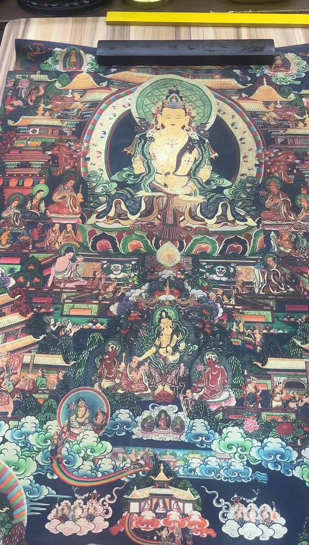 卷轴画精品挂饰 唐卡tk16092