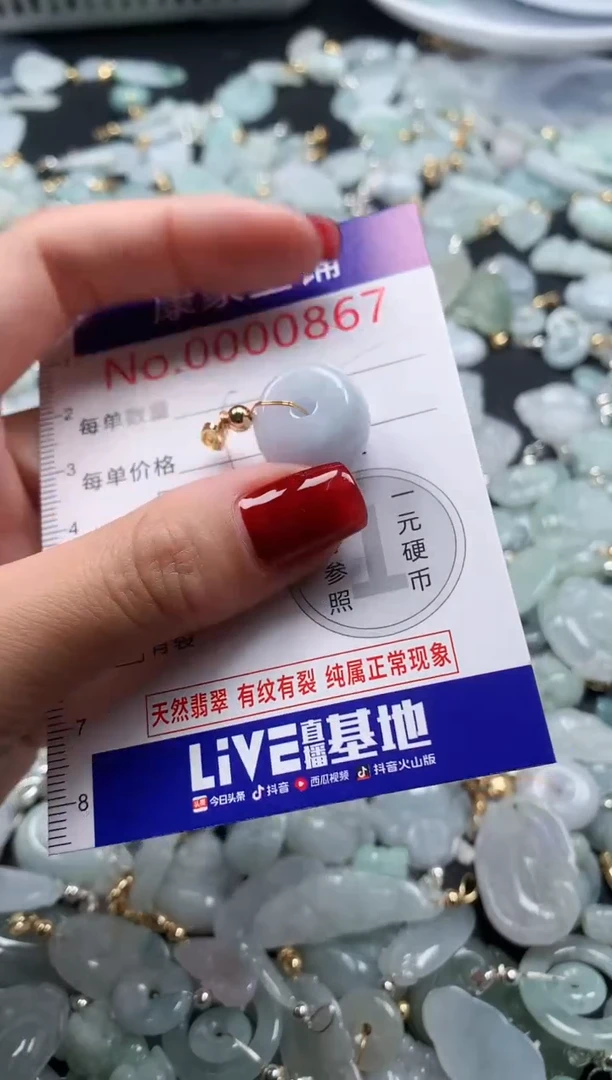 翡翠未镶嵌吊坠(不含链)867
