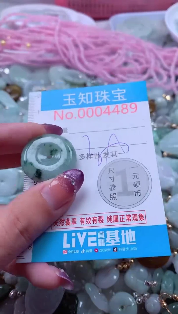 翡翠未镶嵌吊坠(不含链)4489