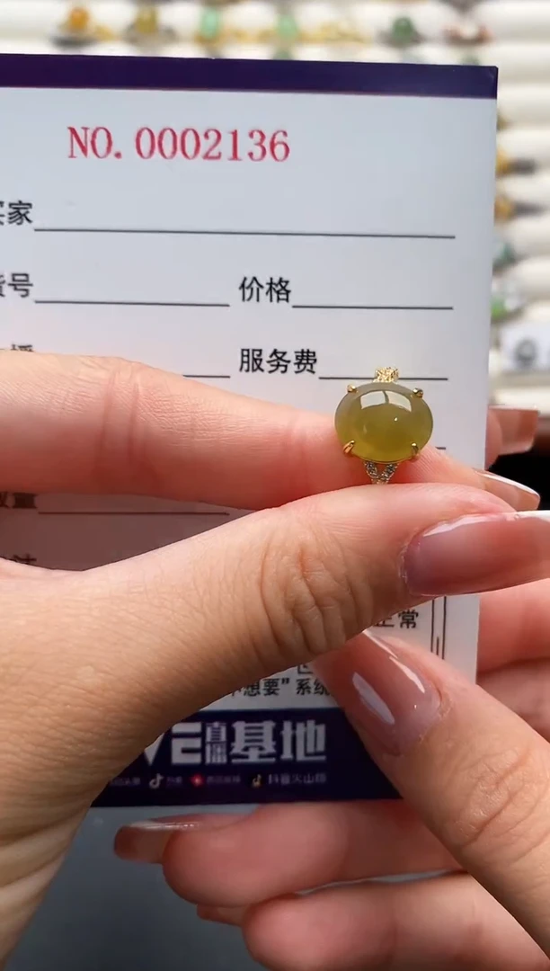 银S925镶嵌戒指翡翠2222222+1