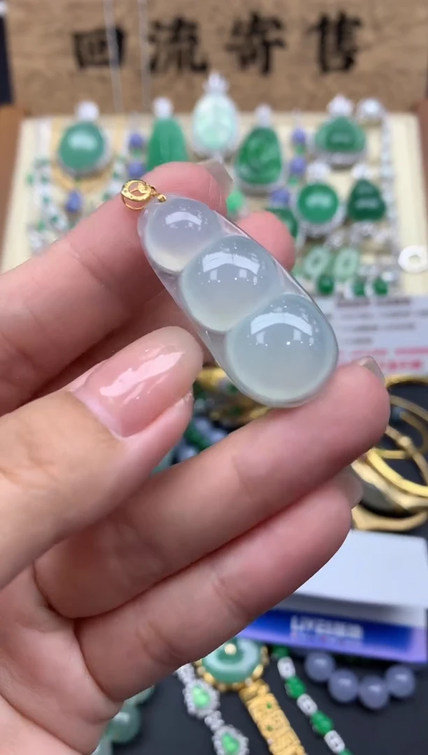 【闪购商品】翡翠颈饰18K金镶嵌165-中国好珍宝