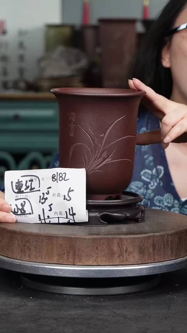 紫砂花盆8182+s紫砂花盆