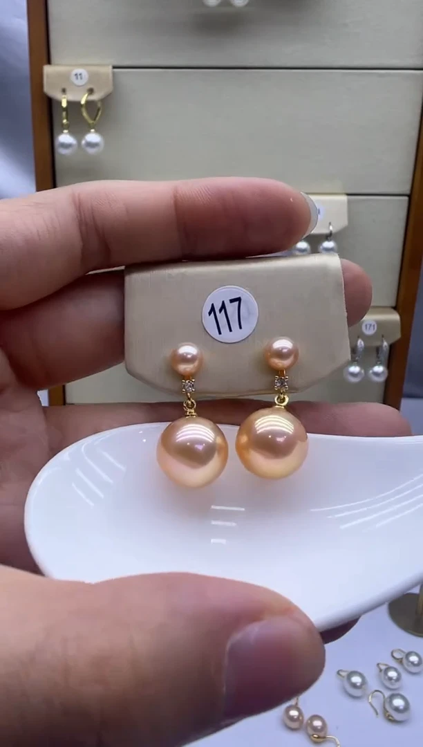 未镶嵌耳饰淡水珍珠117