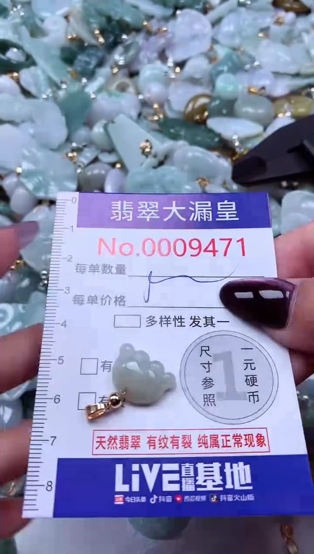 颈饰未镶嵌翡翠9471