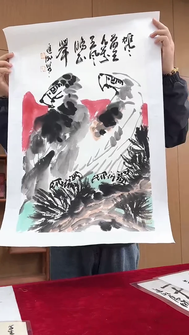 国画李进潮老师2.7平尺国画作品