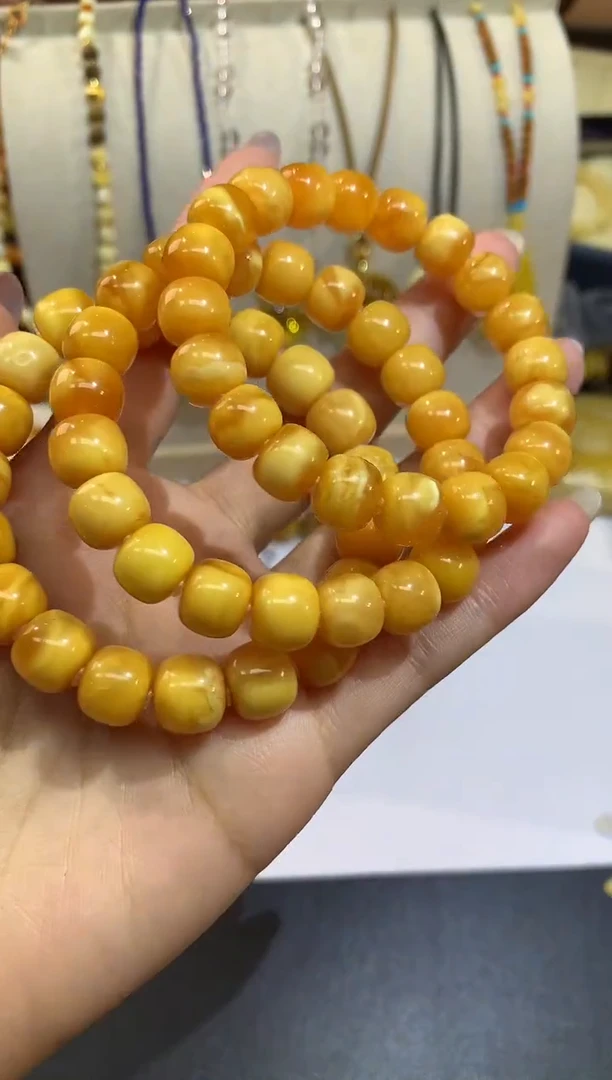 未镶嵌蜜蜡裸石手串多样性发其一A153 |  1500