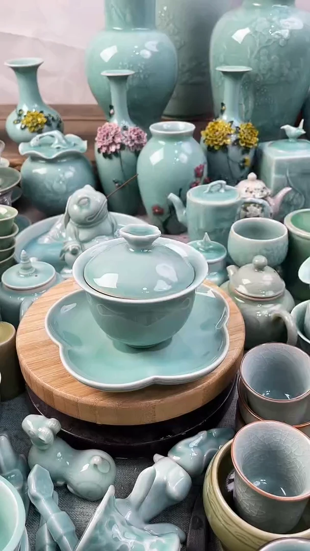 【闪购商品】特价福利 微瑕 慧仙青瓷