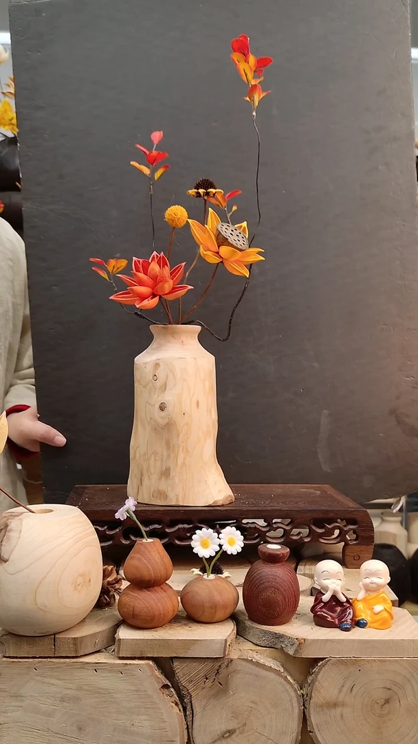 木实木花瓶直播间间