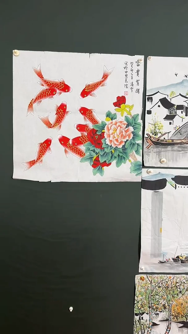 横款国画/装饰画老师作品