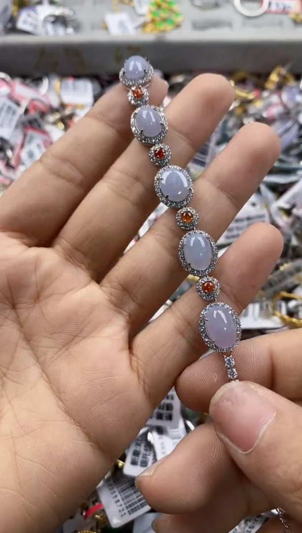 银S925镶嵌戒指翡翠333-----7