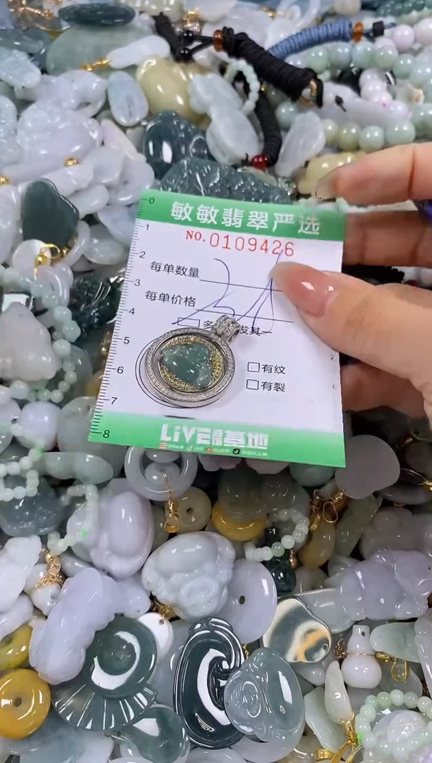 【闪购商品】翡翠颈饰未镶嵌闪购0109426多样性发其一