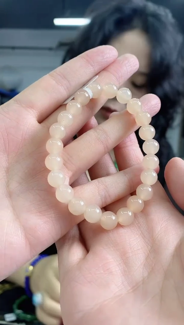 手链未镶嵌和田玉多样性发其一颜色微差