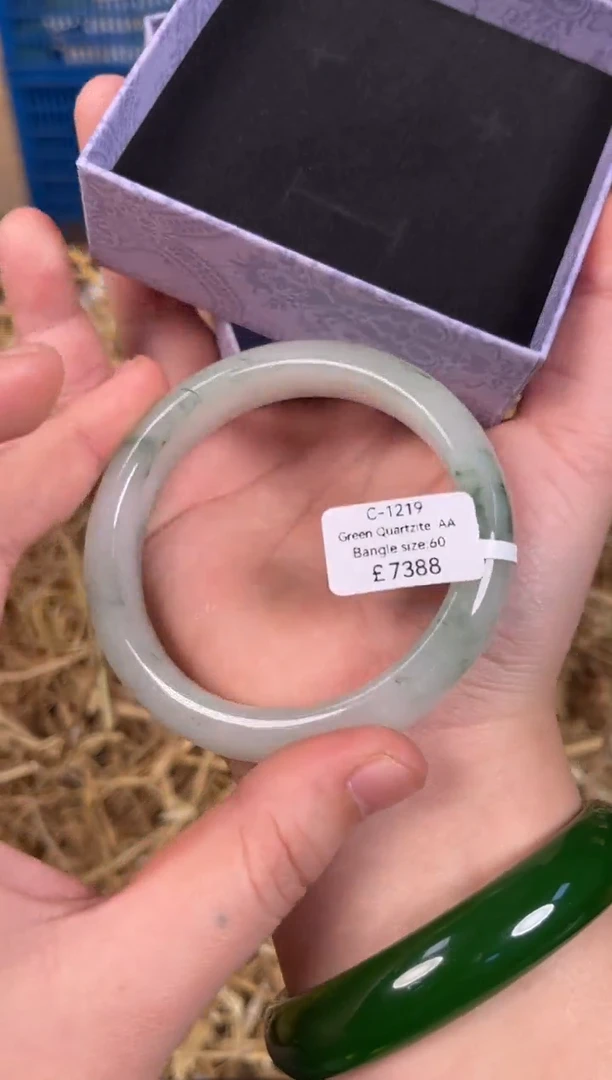 未镶嵌手镯石英质玉C1219