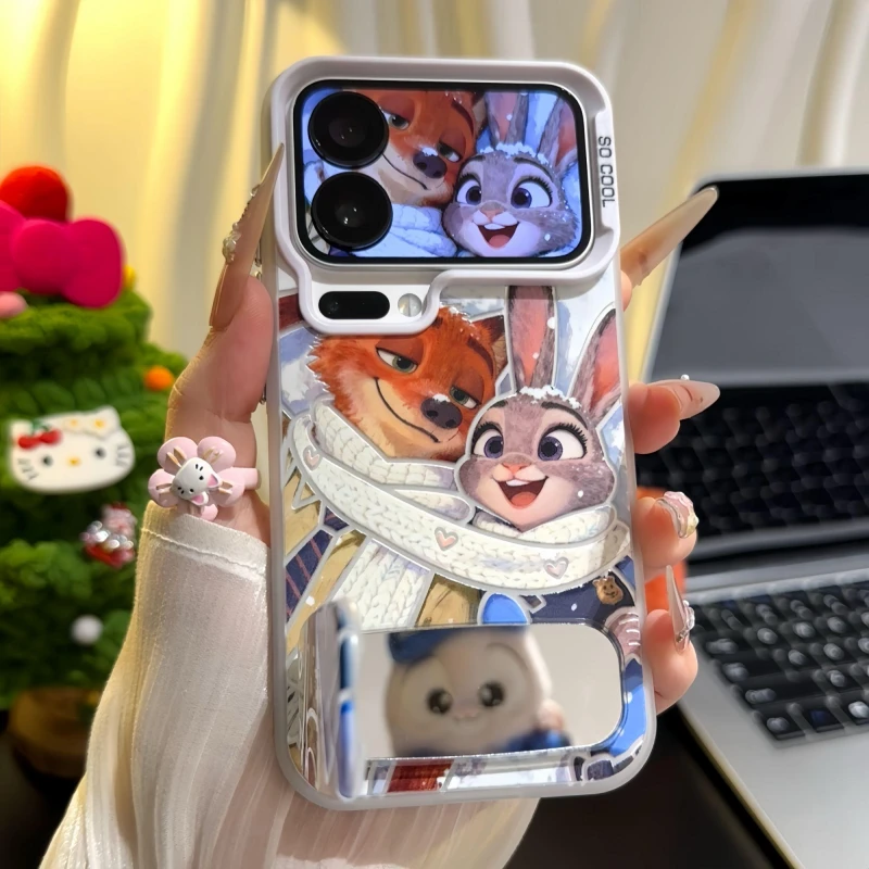 朱迪尼克支架壳适用华为Pura80手机壳Mate80情侣苹果OPPO小米VIVO