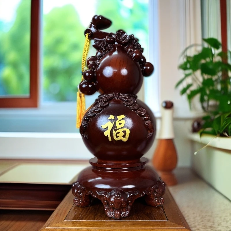 旺旺[福禄双至旋转葫芦]开业乔迁客厅玄关卧室飘窗生日装饰礼品