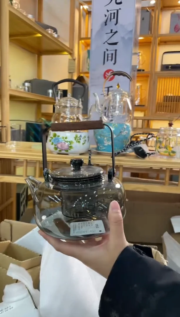 黑色提梁煮茶壶啊啊啊