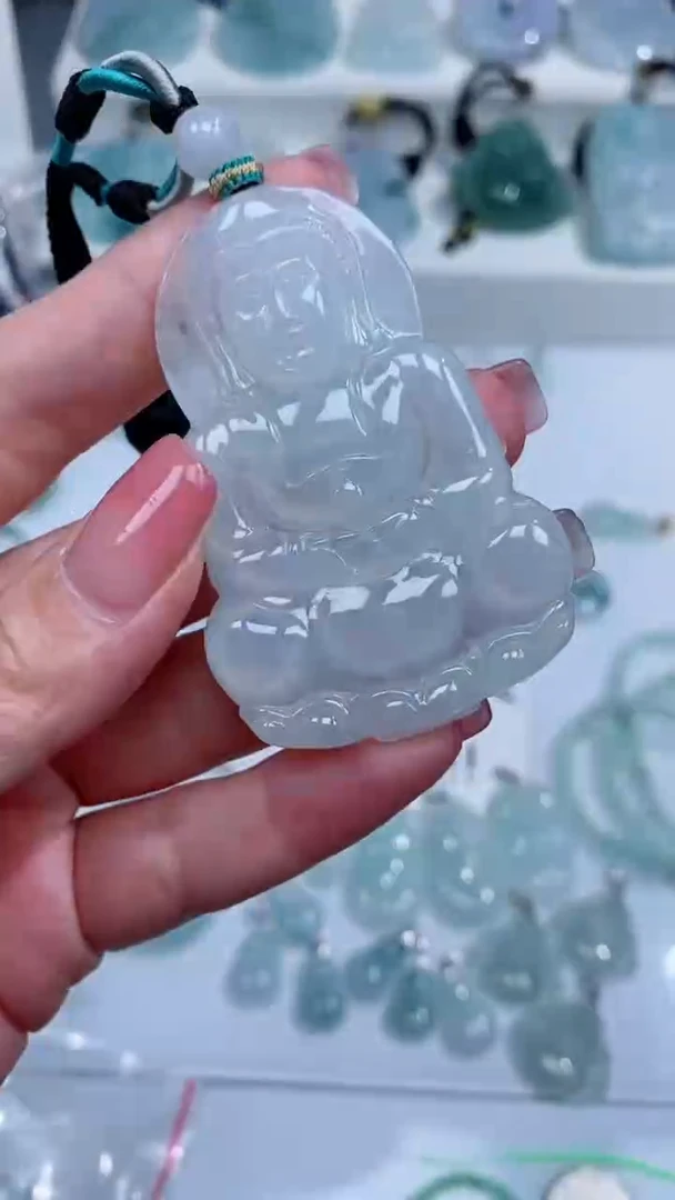 翡翠未镶嵌颈饰吊坠