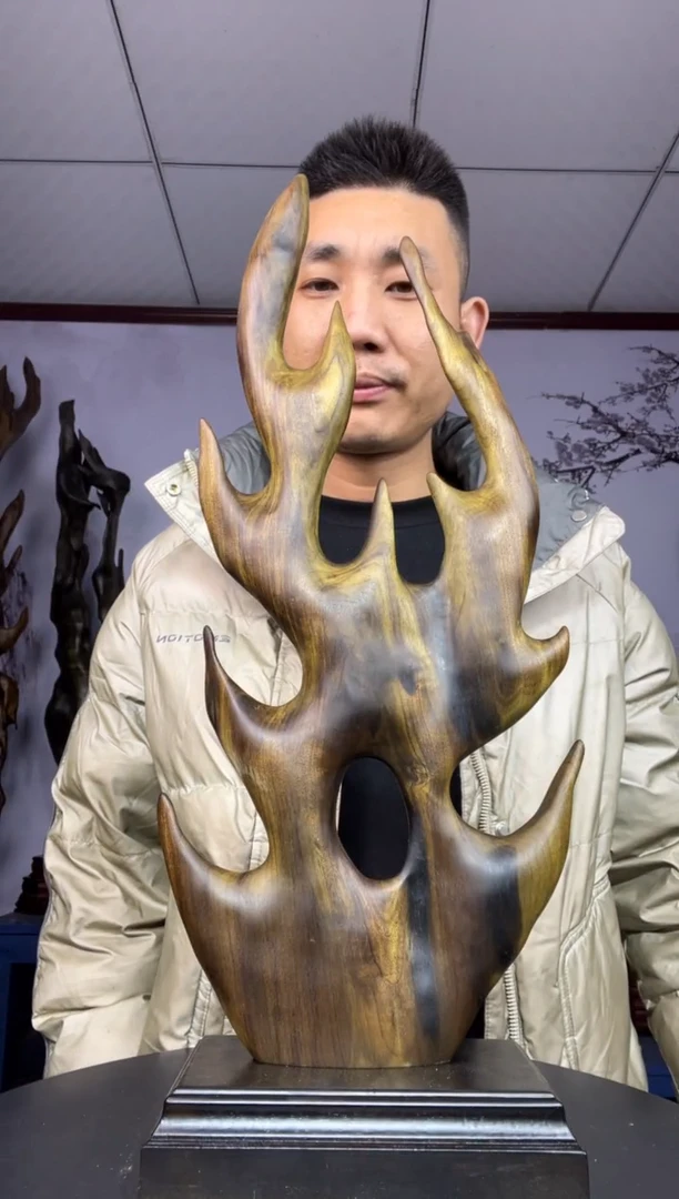 金丝楠木雕款M**.金丝楠木工艺品摆件