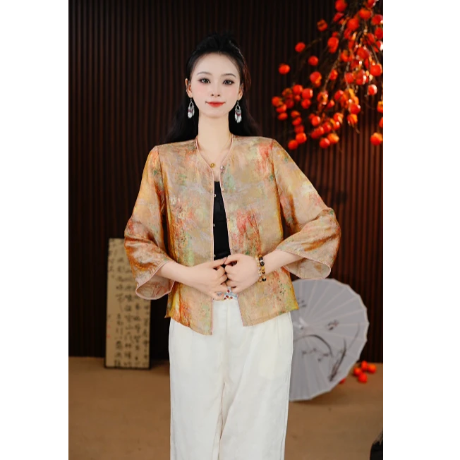 【彩韵】欣雨高定新中式国风外套