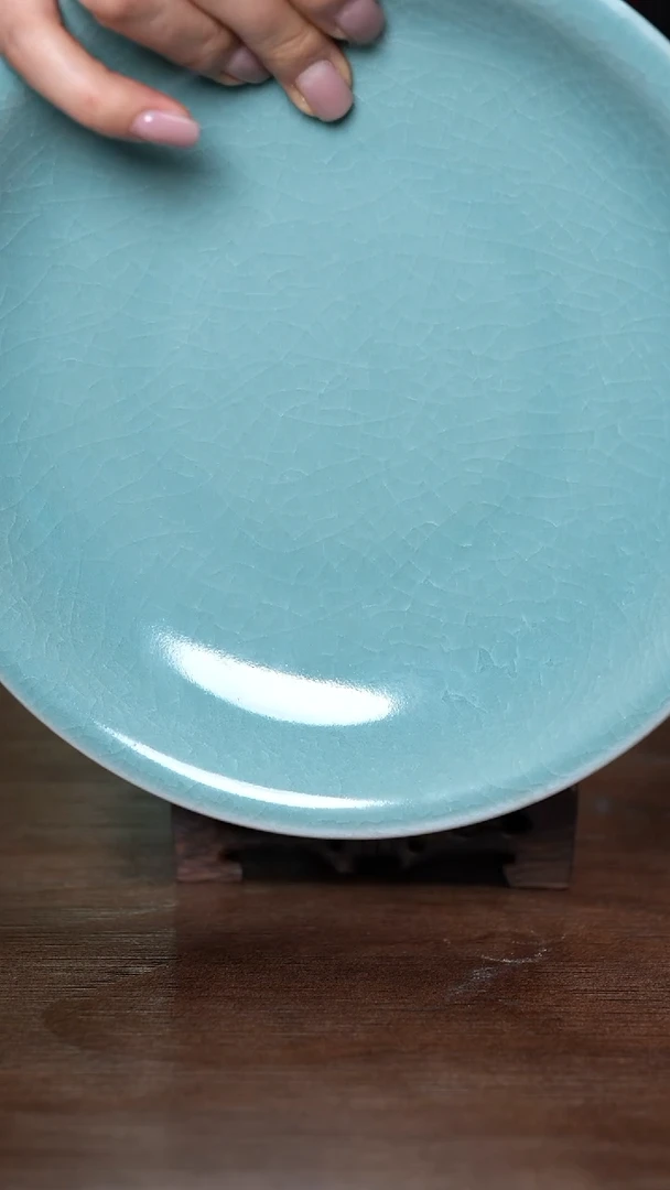 【闪购商品】L·宝丰宋官窑汝瓷盘子