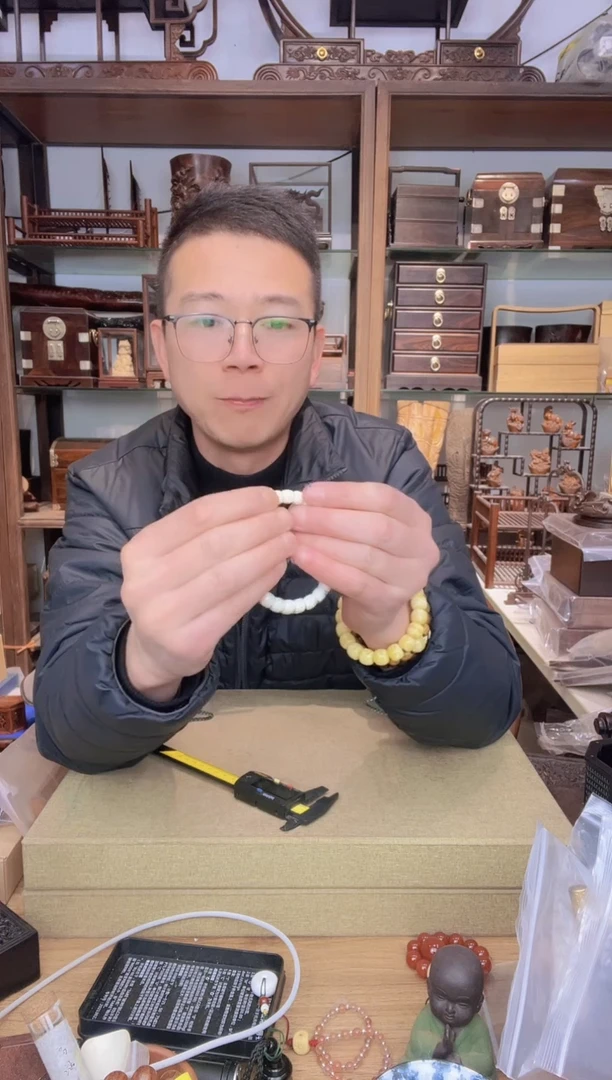 【闪购商品】乌木类书架452海7*8直切单圈手串