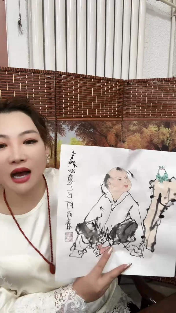 【闪购商品】绘画何雨春手绘国画