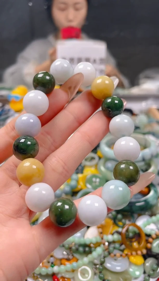 【闪购商品】翡翠颈饰未镶嵌13-14MM/E/翡翠A货一图一物