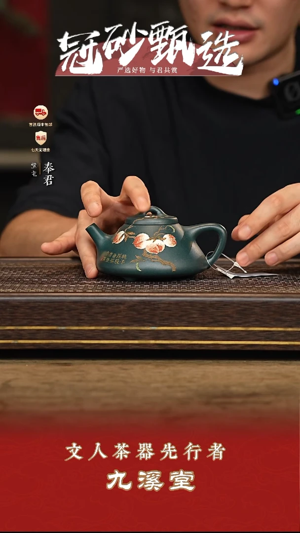 茶壶紫砂九溪堂壶88