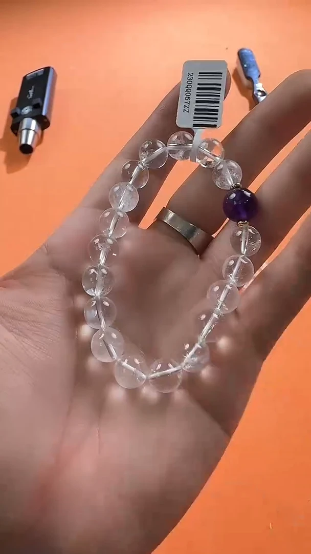 【闪购商品】水晶手串未镶嵌白水晶手串多样性发货拍一发一
