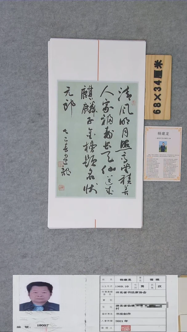书法龙老师书法纯手写 68*34