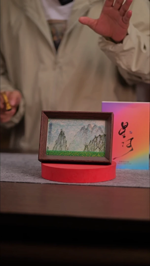 国画骑****娃628-6寸 流沙 手写