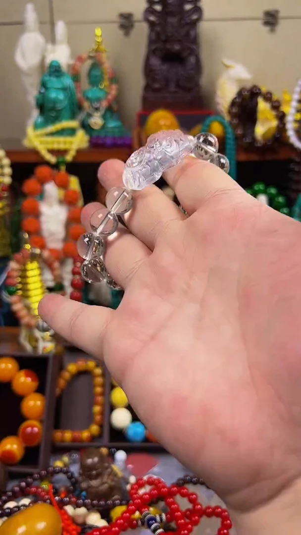 水晶手串未镶嵌主播推荐!主播推荐！