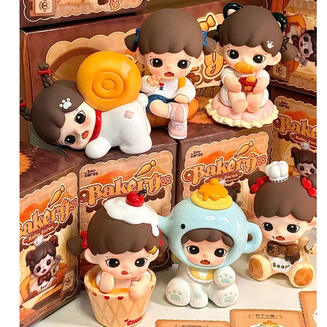 正版妹宝烘培店潮玩手办M盒装饰微景观创意DIY饰品卧室摆件