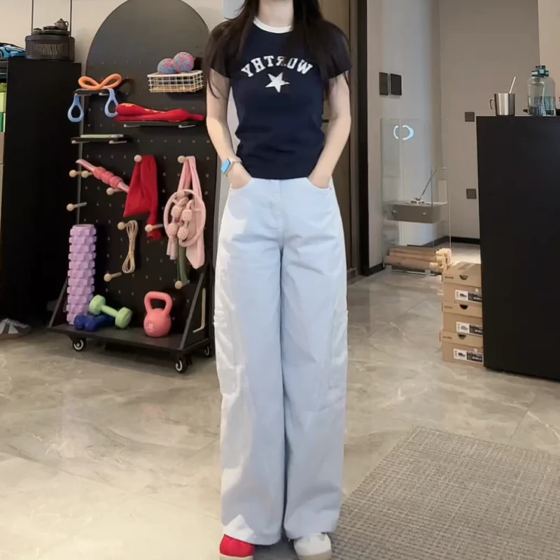 2025春季新款时尚百搭显瘦牛仔裤LK2503731