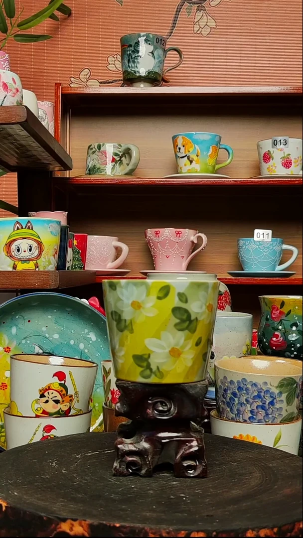 摆件陶景德镇高温创意陶瓷有瑕