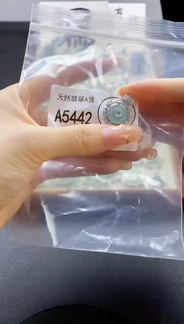 翡翠未镶嵌吊坠(赠链)天然翡翠A货