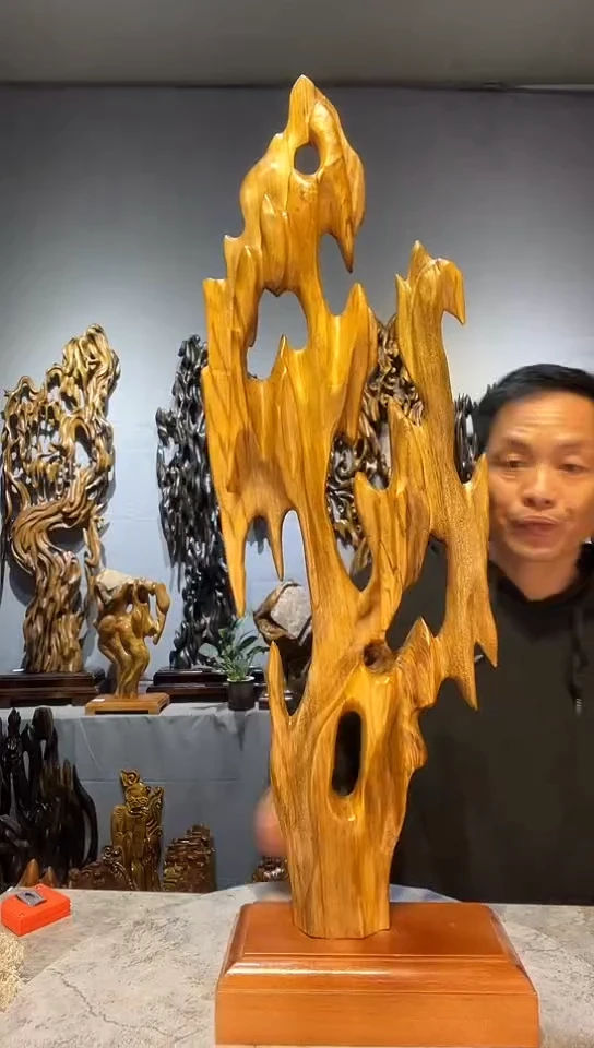 【闪购商品】金丝楠金丝楠小叶桢楠随行摆件27