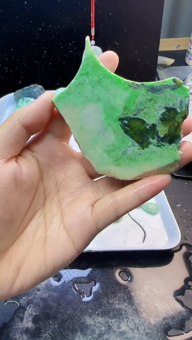 颈饰未镶嵌翡翠032天然A货翡翠
