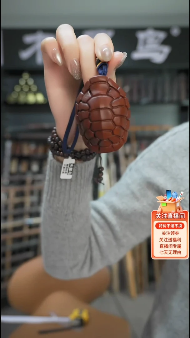 枣木手作木制雕刻品