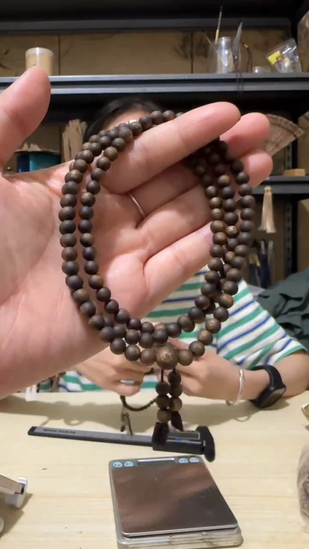 手串沉香陆河圆珠多圈手串多样性发一条卡5