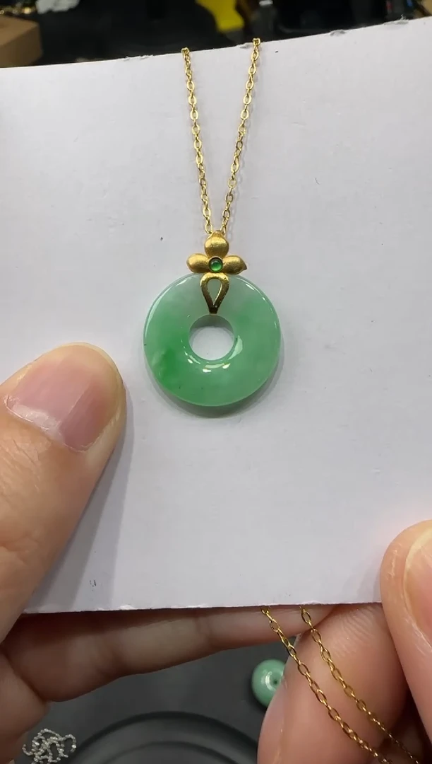 吊坠(不含链)未镶嵌翡翠甜甜圈