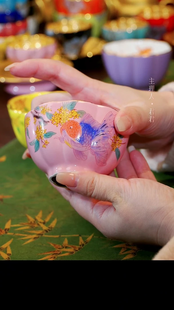 【宜景窑桃夭粉系列】贝壳